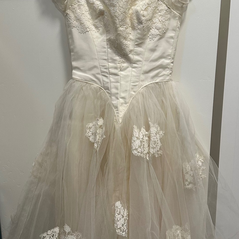 1950's Vintage Wedding Dress